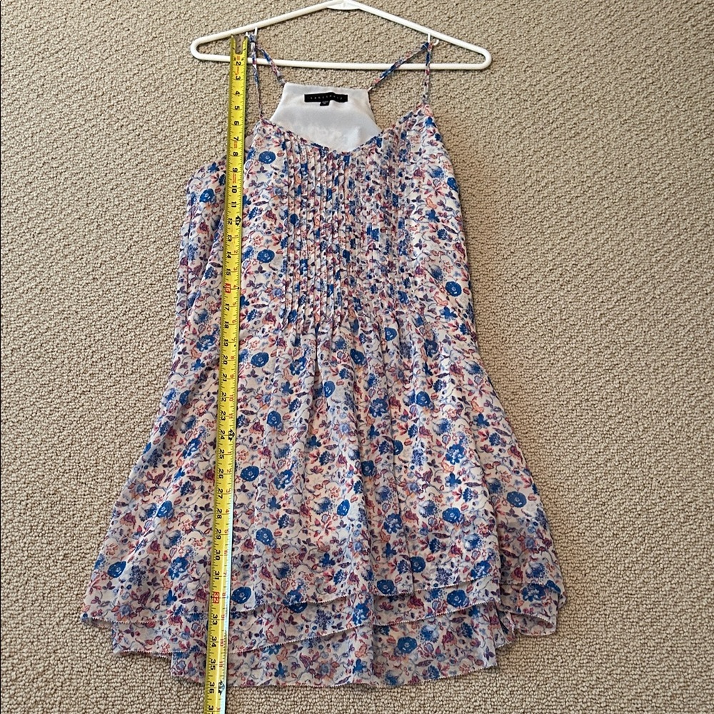 Sanctuary Floral Dress with Blue and Pink Accents